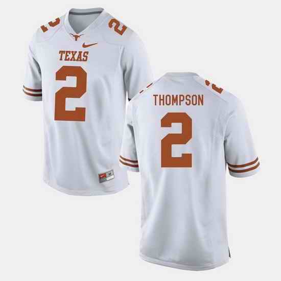 Men Texas Longhorns Mykkele Thompson College Football White Jersey